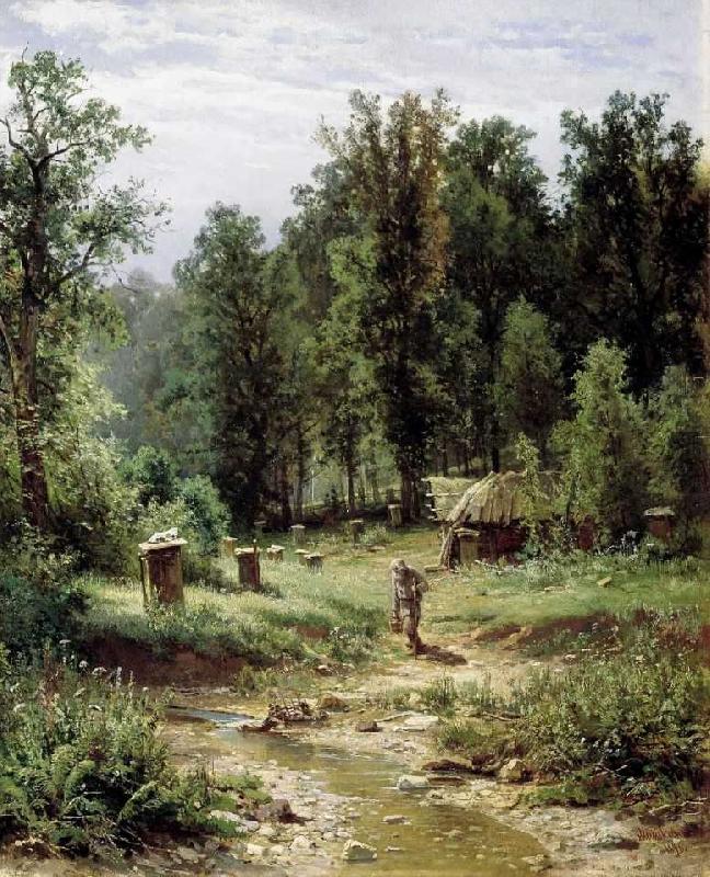 Ivan Shishkin Apiary in a Forest oil painting image